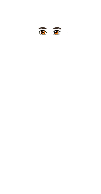 Mandarin Orange Eyes with Clean Male Brows