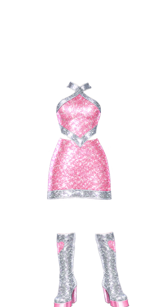 Sabrina Carpenter Pink Sparkles