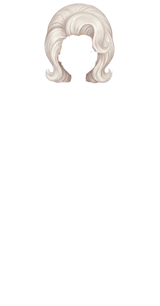 White Bouffant Hair