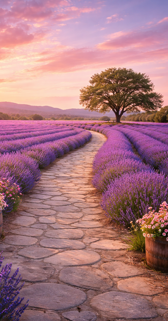 lavender field background