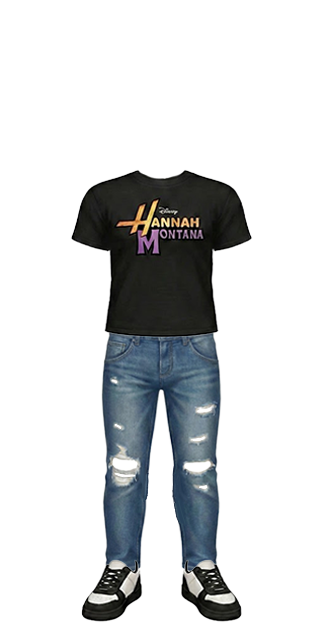 Hannah Montana Shirt/Jeans