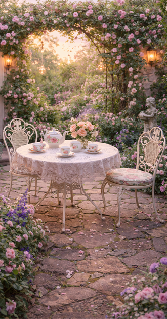 elegant tea party