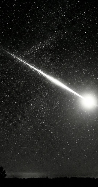 BW: Starry Night Background