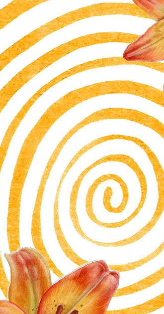 OrangeFlowerBackground