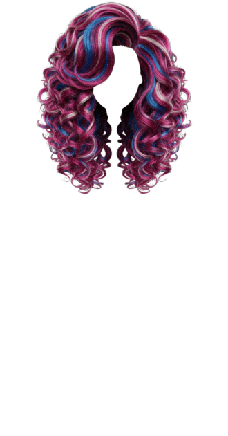 glamorous curly
