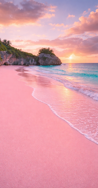pink sands