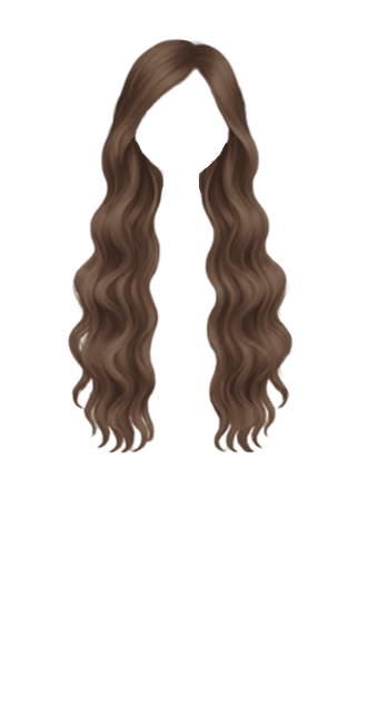 Brunette waves hair