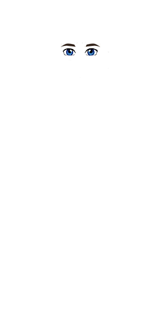 Sapphire Blue Eyes with Clean Male Brows