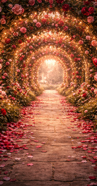 rose tunnel
