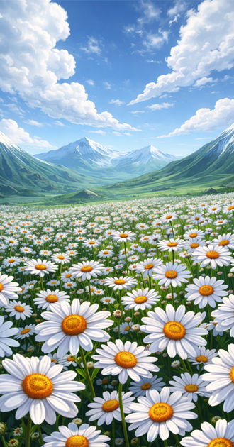 Field of Daisies BG