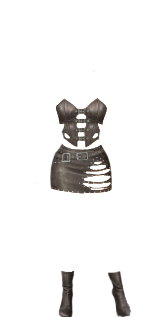 Brown Leather Straps Set