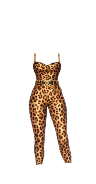 Rashel Leopard Jampsuit