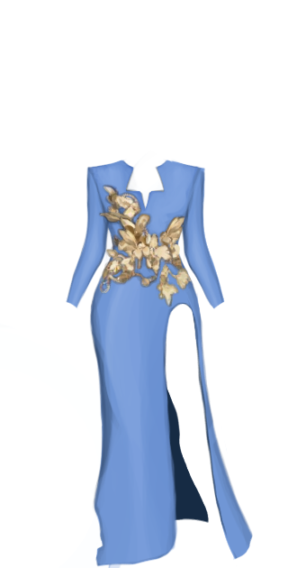 Natasha Poly Versace Gown