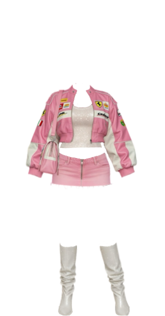 Pink Y2K Racer Set