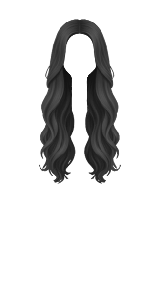 Wavy black hair 2.1