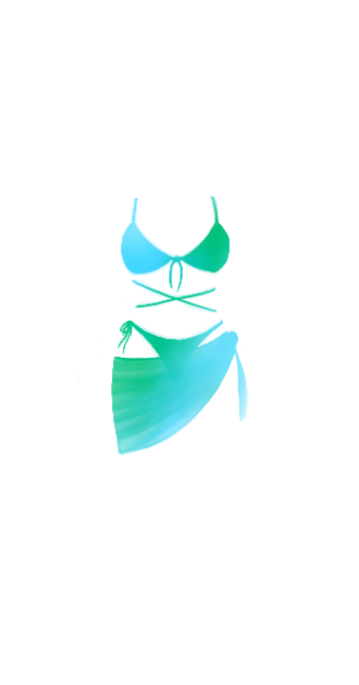 Blue/Green Bikini