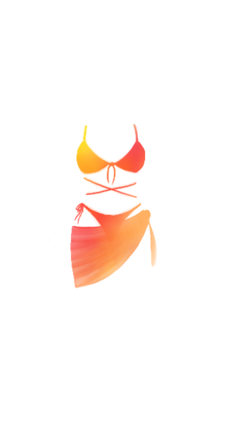 Yellow/Orange Bikini