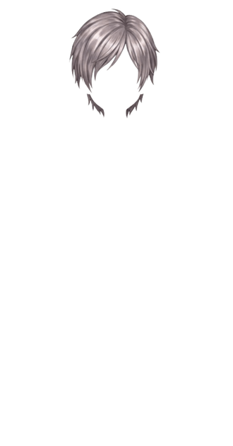 Silver Layered Shaggy Hair