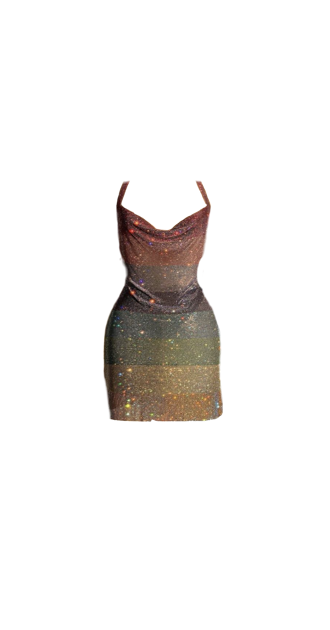 Multicolour Glitter Dress