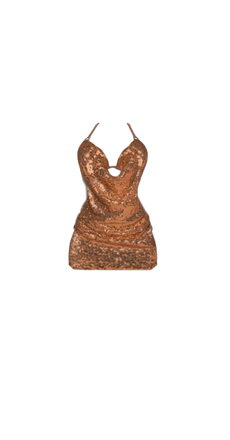 Bronze Cocktail Dress
