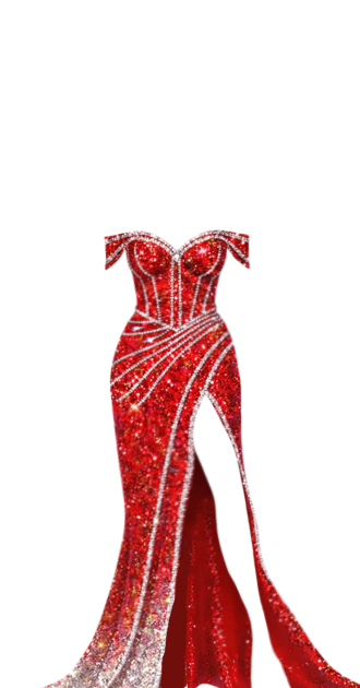 Celinia Red Gown