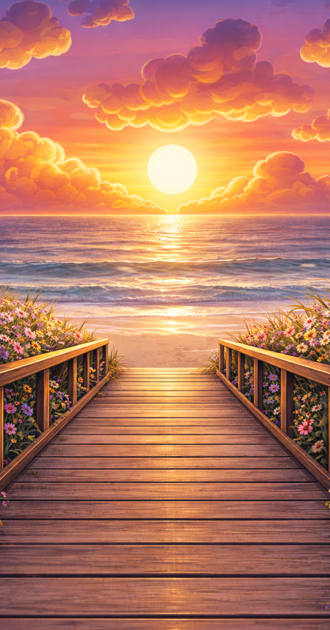 Wildflowers by the Beach