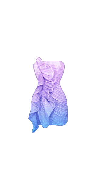 Lavender Extravaganza Dress