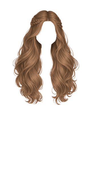 Light Brown Twist Braid Waves