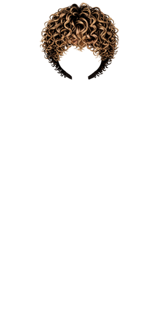 Cute men’s brown curls