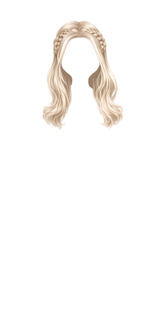 Blonde Aurora Princess hair