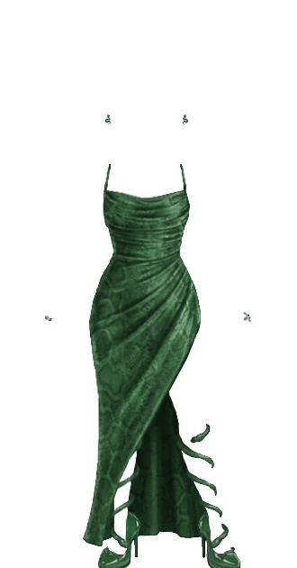 Green Snake Dress