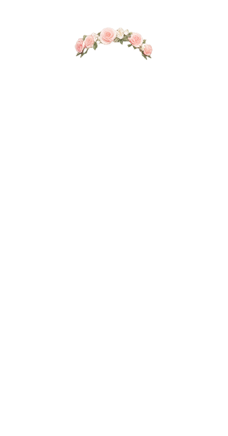 Delicate Roses Crown