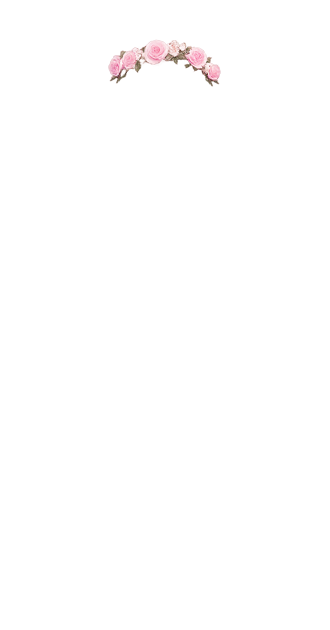Pink Delicate Roses Crown
