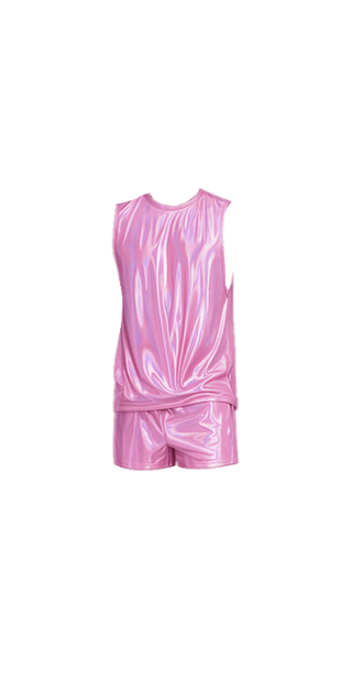 Rosé Satin Dreamwear (For a Male)
