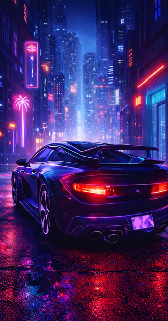 Sports car background