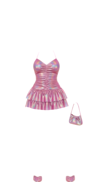 Pink Iridescent Set